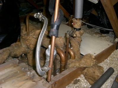 illegal installation pipework mains water