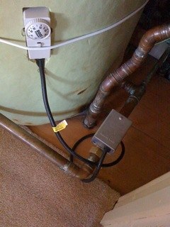 heating controls wired up incorrectly
