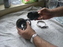 Cleaning the magnet in a Fernox boiler buddie